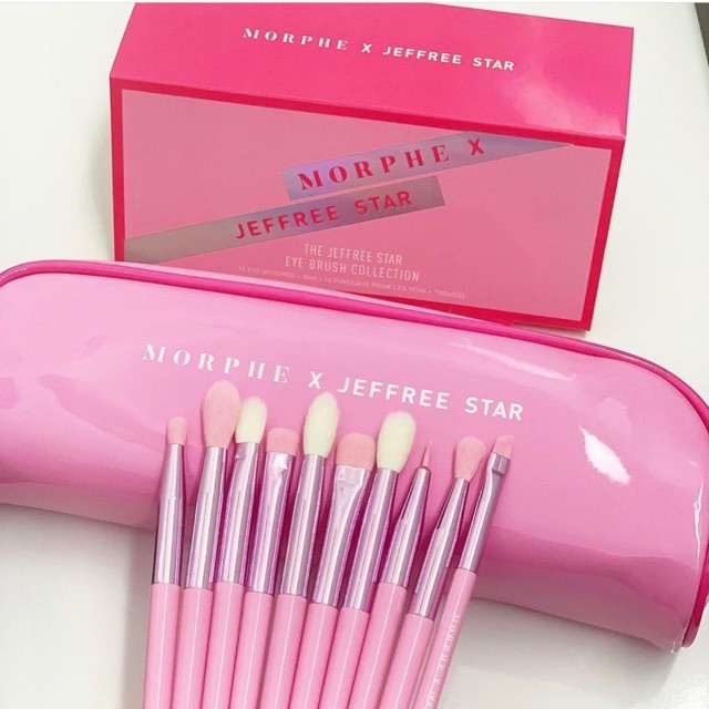 SET CỌ MẮT 10 CÂY CAO CẤP MORPHE X JEFFREE STAR THE JEFFREE STAR EYE BRUSH COLLECTION CHÍNH HÃNG - 9329