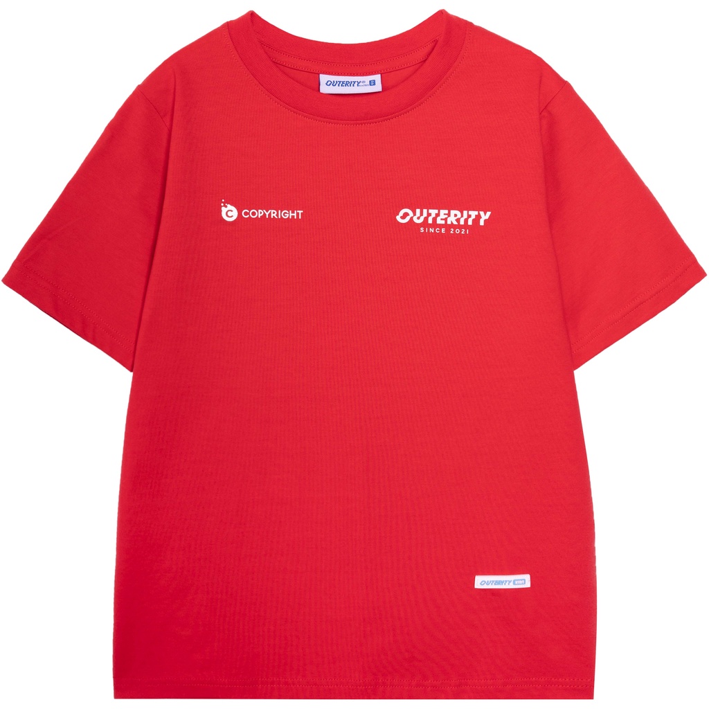 Áo thun trẻ em OuterityKids Bazic/ Đỏ - ORK110