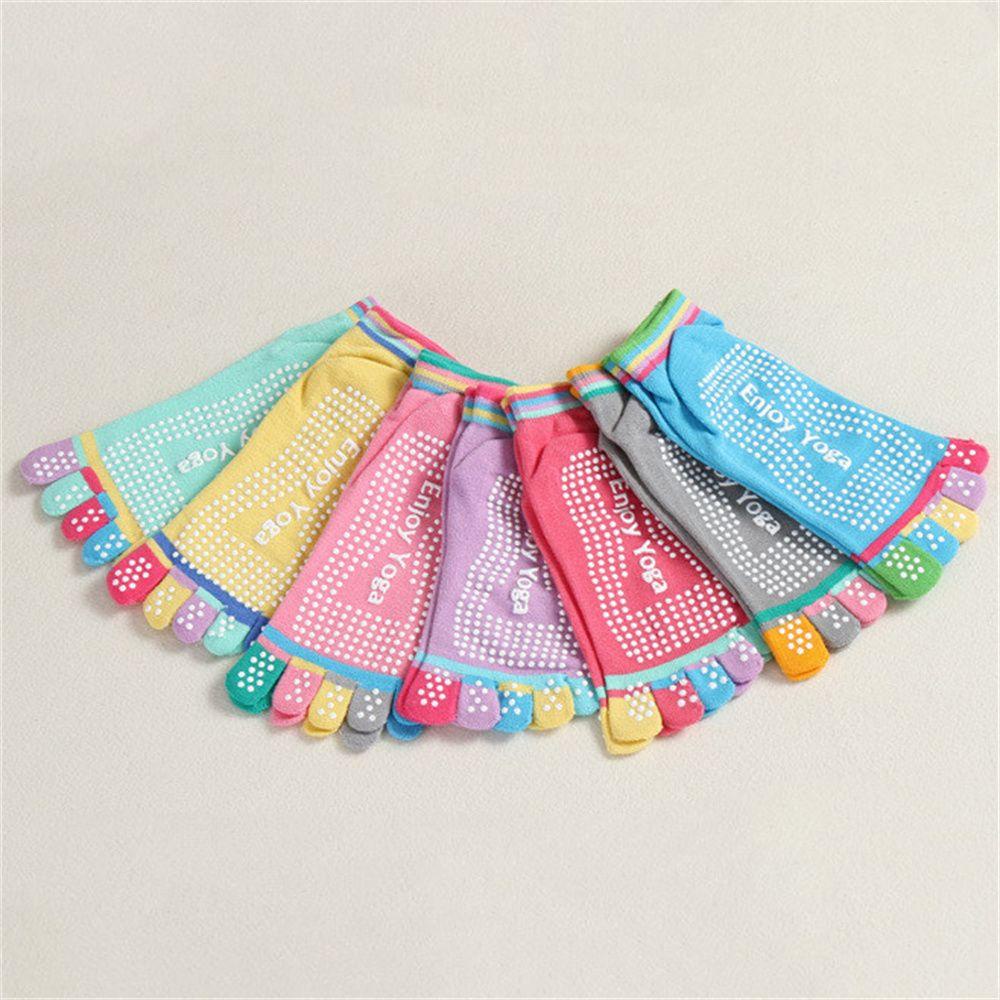 Vớ Tập Yoga Chống Trượt Nhiều Màu Sắc Cho Nữ