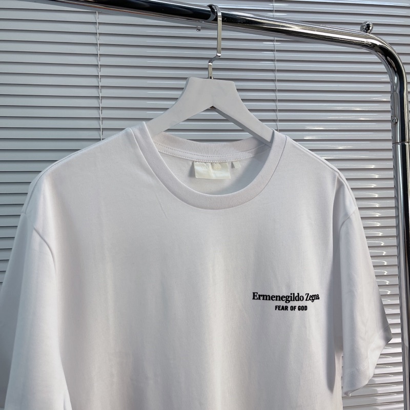⚡️[Nomar Quality] - Áo Tee FOG FEAR OF GOD x Z.E.G.N.A in White, Áo thun FOG