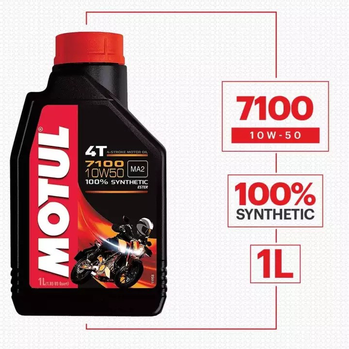 [CHÍNH HÃNG] Nhớt Motul 7100 4T 10w50 C12B1 1 Lít dành cho xe số