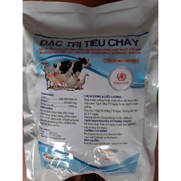 DỪNG TIÊU CHẢY TRÊN VẬT NUÔI 1kg