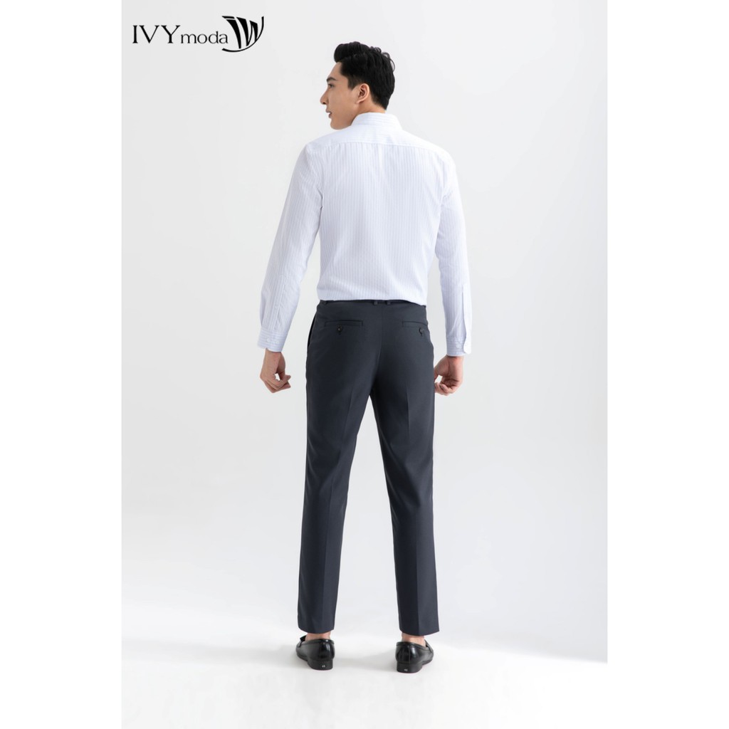 [NHẬP WABRTL5 GIẢM 10% TỐI ĐA 50K ĐH 250K ]Quần âu nam dáng Slim thiết kế IVY moda MS 22E2921