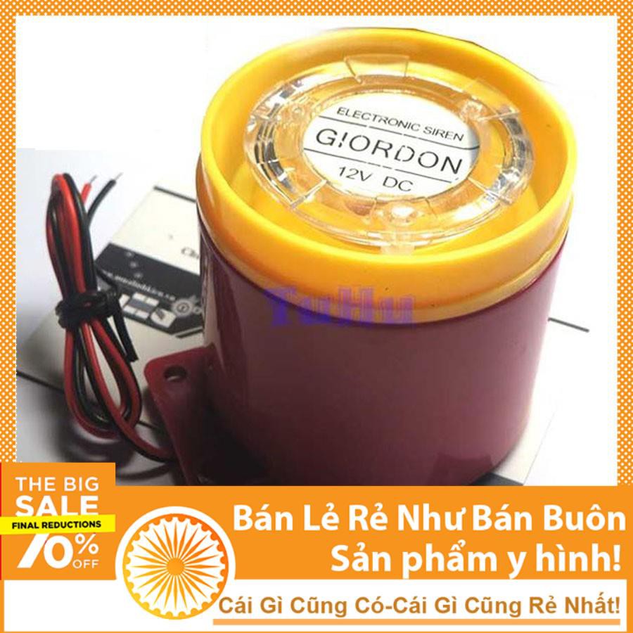 Còi Hú Báo Động 1 Tiếng Cảnh Sát- 12VDC