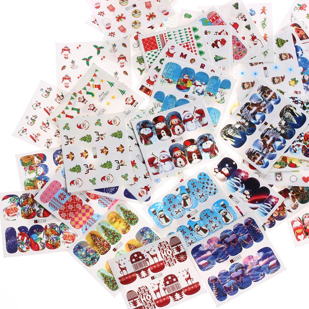 Set 48 Hình Dán Trang Trí Móng Tay Chủ Đề Halloween Độc Đáo