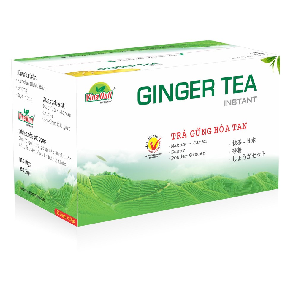 Trà gừng hòa tan