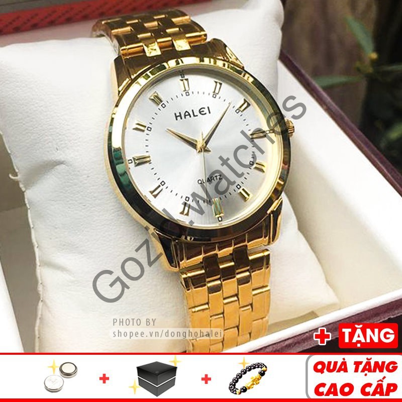 Đồng hồ nam Halei 8686 Gold sang trọng lịch lãm thời trang đẳng cấp -Gozid.watches