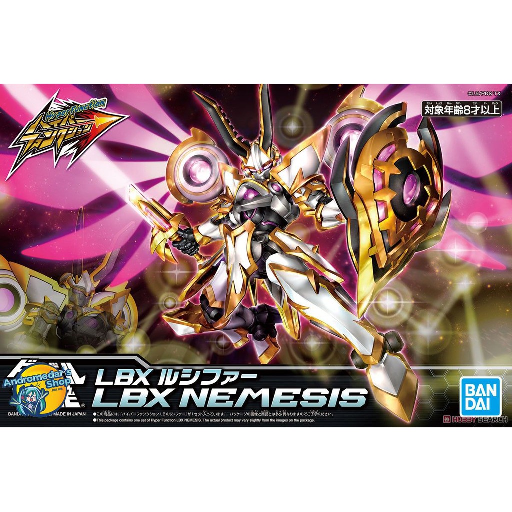 [Mã TOYDEC hoàn 20K xu đơn 50K] [Bandai] Mô hình lắp ráp Hyper Function LBX Nemesis (Plastic model)