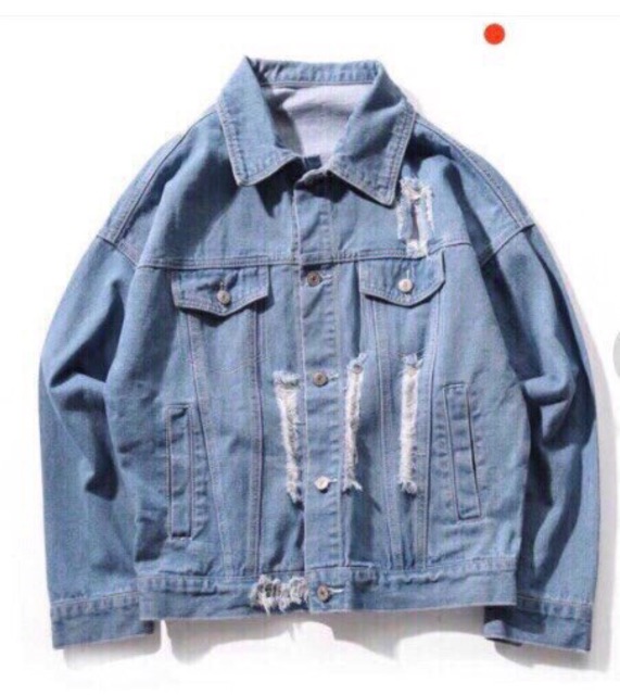 ÁO KHOÁC JEAN UNISEX HÌNH THẬT