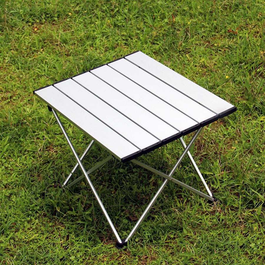 Bàn dã ngoại xếp gọn picnic du lịch gấp gọn bằng hợp kim nhôm nhẹ, gấp gọn, chắc chắn, độ bền cao.