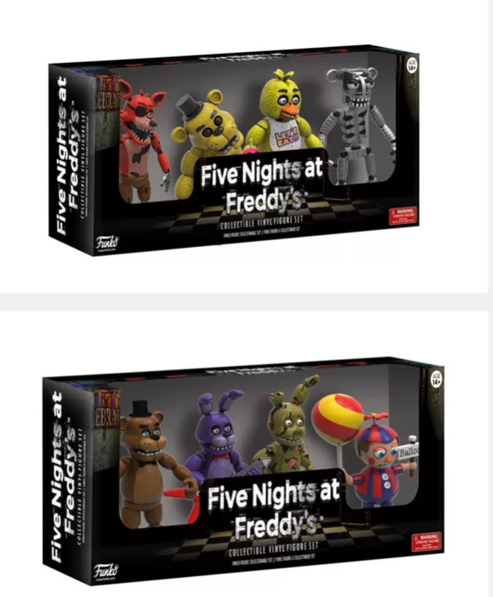 FUNKO Set 4 Mô Hình Đồ Chơi Nhân Vật Five Nights At Freddy 's