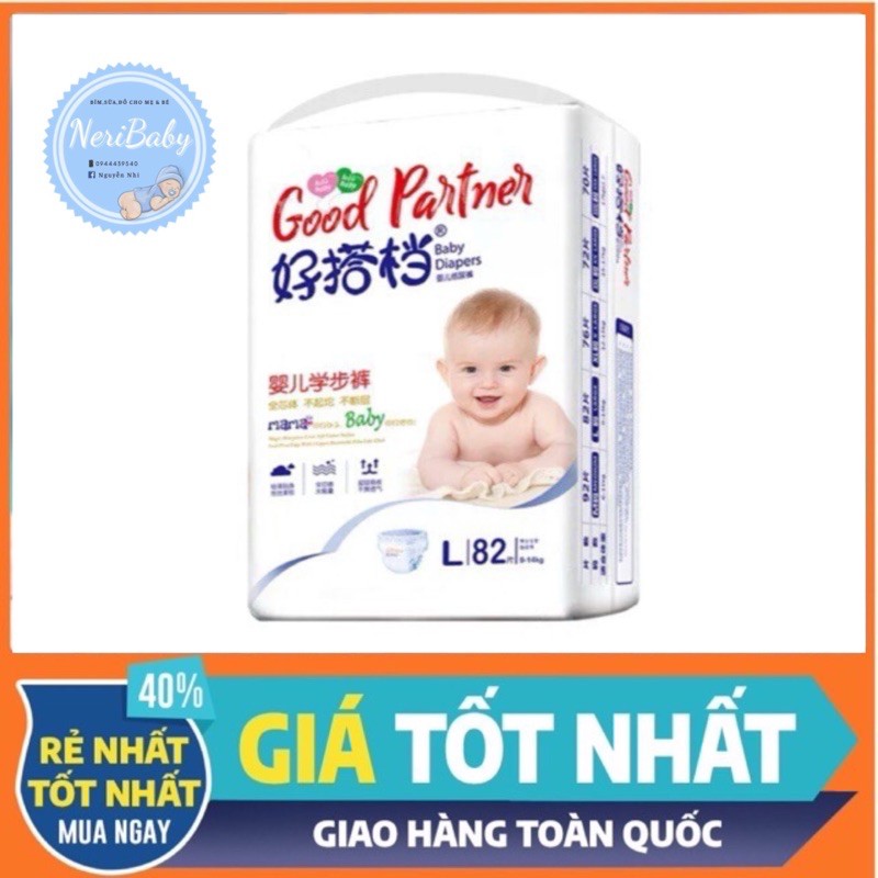 Bỉm quần/dán Goodpartner M92/L82/XL76/XXL72