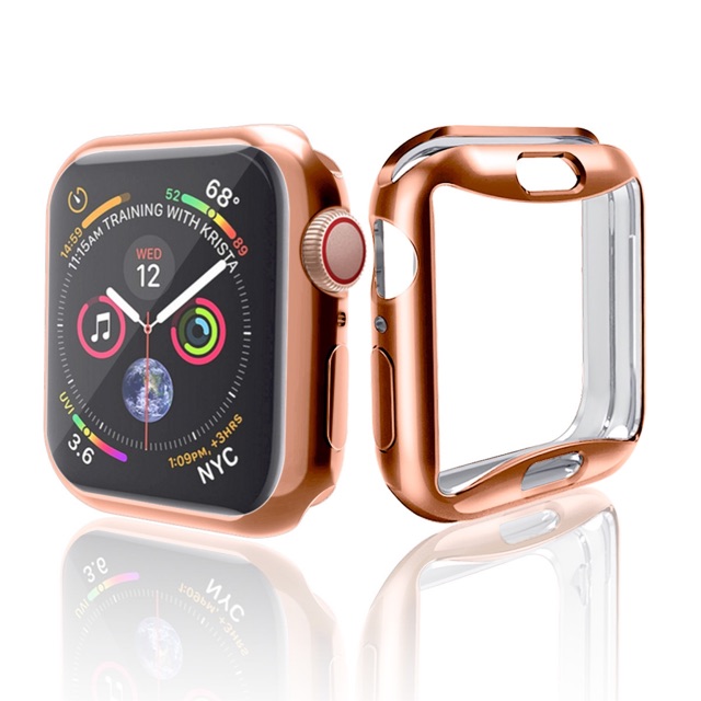 Ốp apple watch series 1/2/3/4 viền màu