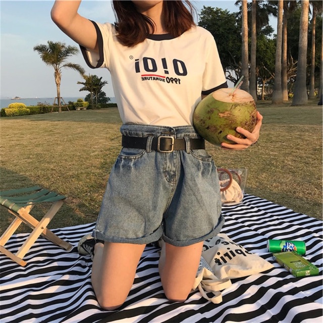 Áo thun tay ngắn in chữ | BigBuy360 - bigbuy360.vn