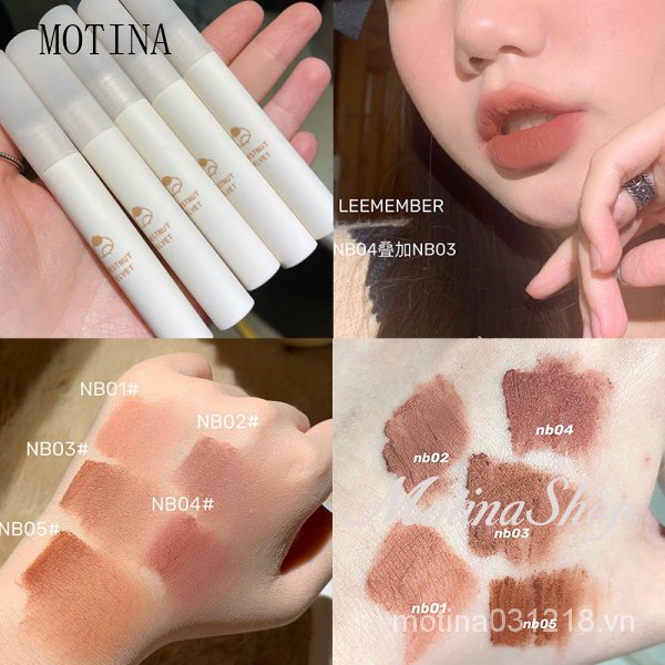 (Hàng Mới Về) Son Kem Lì Nhiều Màu Sắc Quyến Rũ Nb01 02 030405