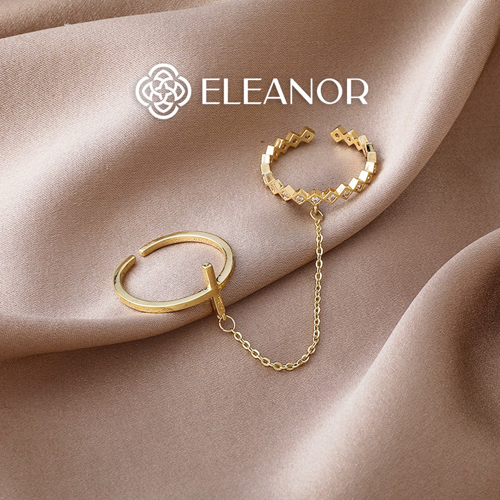 Nhẫn Bạc Nữ Eleanor Nối Liền Thời Trang, Cá Tính Siêu Chất