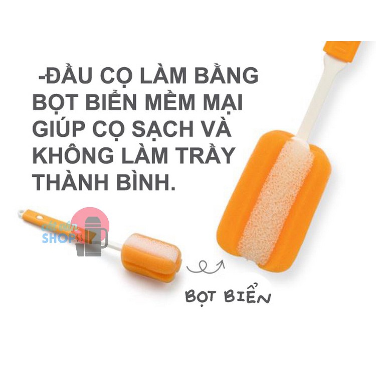 Dụng cụ cọ rửa bình Lock&Lock cán có thể kéo dài ETM114 ETM117 ETM143D
