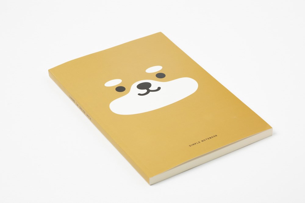 Sổ Tay Luyện Tập  ARTBOX Hàn Quốc In Hình Mặt Chó Shiba 120 Tờ