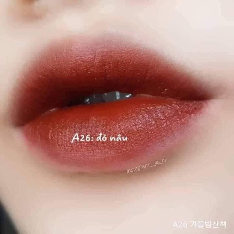 Son Black Rouge A12 A26 A32 A02 màu Đỏ Gạch/ son kem lỳ HOT TREND