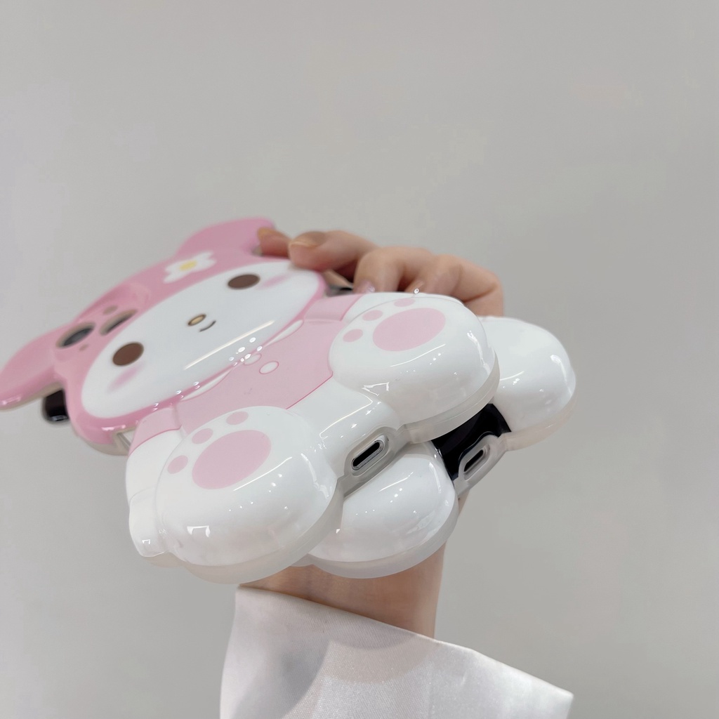 Ốp Điện Thoại tpu Mềm Hình Gấu / Cún 3d Cho iphone 14 14pro 14promax 14plus 13 pro max 12 pro max 11 pro max xsmax