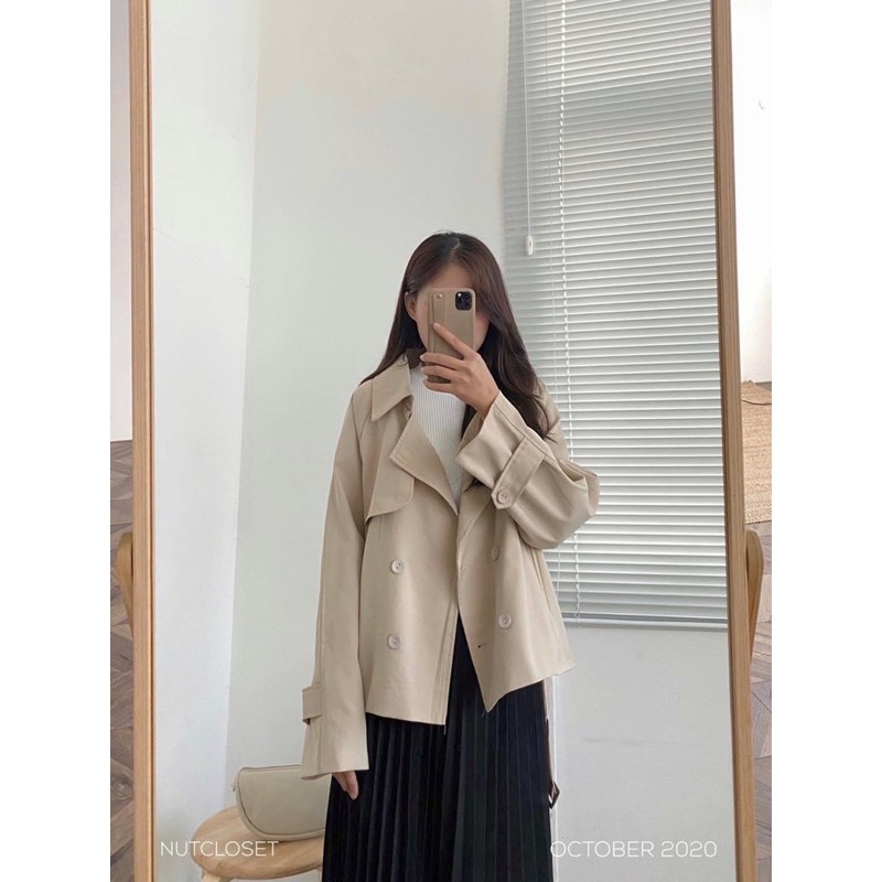 [XU HƯỚNG] Áo khoác kaki nữ