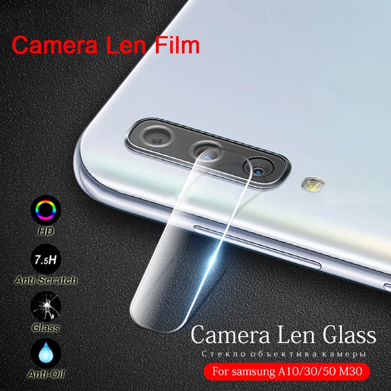 Kính cường lực 9D dán camera cho Samsung Galaxy A70 A50 A50S A30S A30 A20 A80 A60 A40 A10 M10 A20S A9 A7 S10 S20 Plus