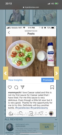 Sốt Salad Hellmann's 210ml