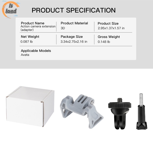 Phụ Kiện Nối Dài Camera Hành Động Cho Dji Avata Drone 1 / 4 Oa2 Camera Insta 360