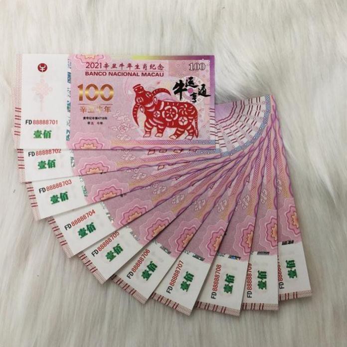 Tiền Con Trâu Macao 10 100 Patacas Kỷ Niệm Năm 2021 Tân Sửu - Tặng Kèm Bao Lì Xì 2021 | BigBuy360 - bigbuy360.vn