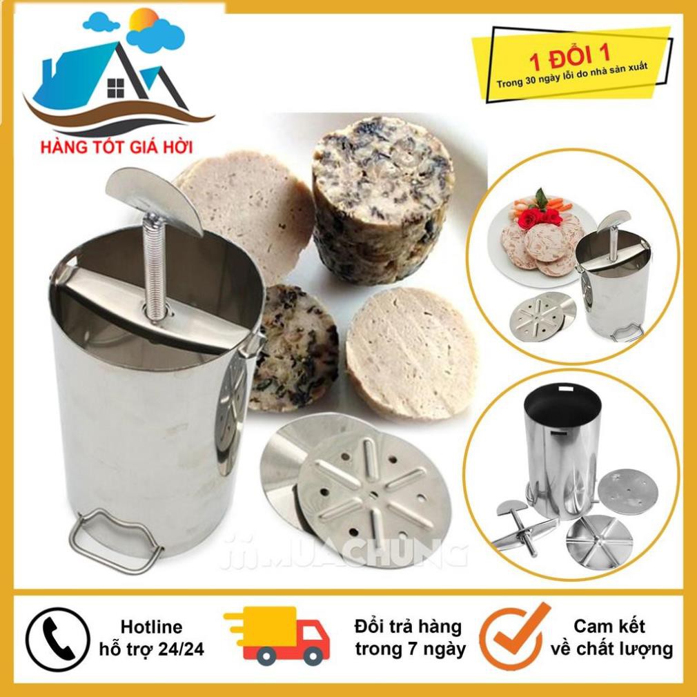 Khuôn Làm Giò, Bộ Khuôn Làm Giò Lụa, Giò Mỡ, Chả Bằng Inox Tại Nhà Siêu Tiện Dụng, Hợp Kim Inox Chống Gỉ