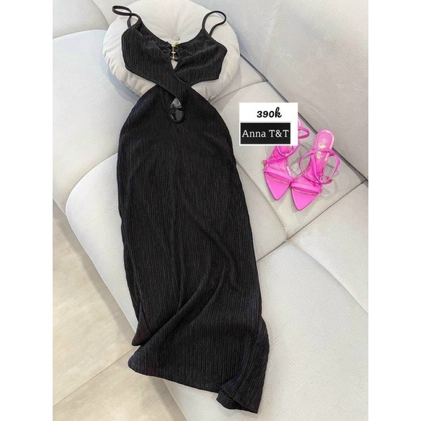 Đầm hai dây khoen tròn siêu hot kaka