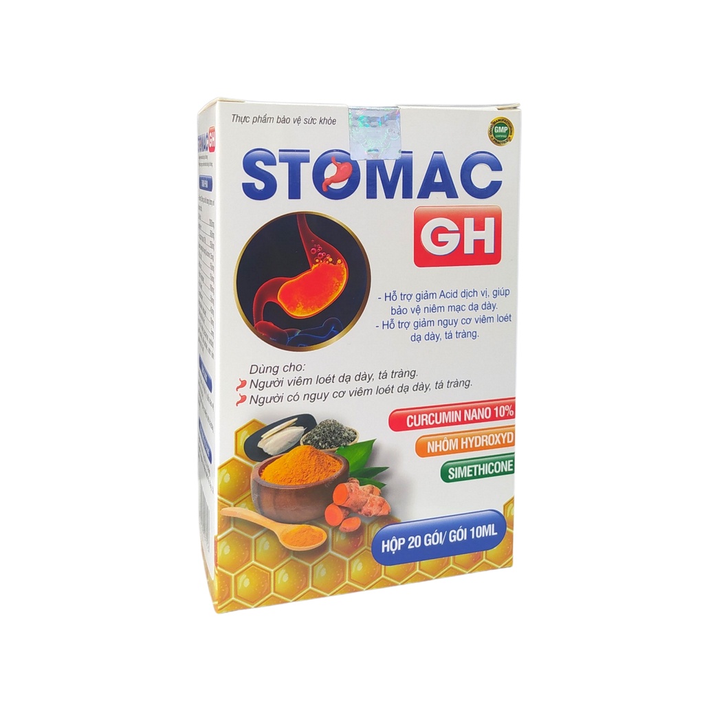 Stomac GH tinh chất nghệ đen và mật ong giảm đau dạ dày, tá tràng