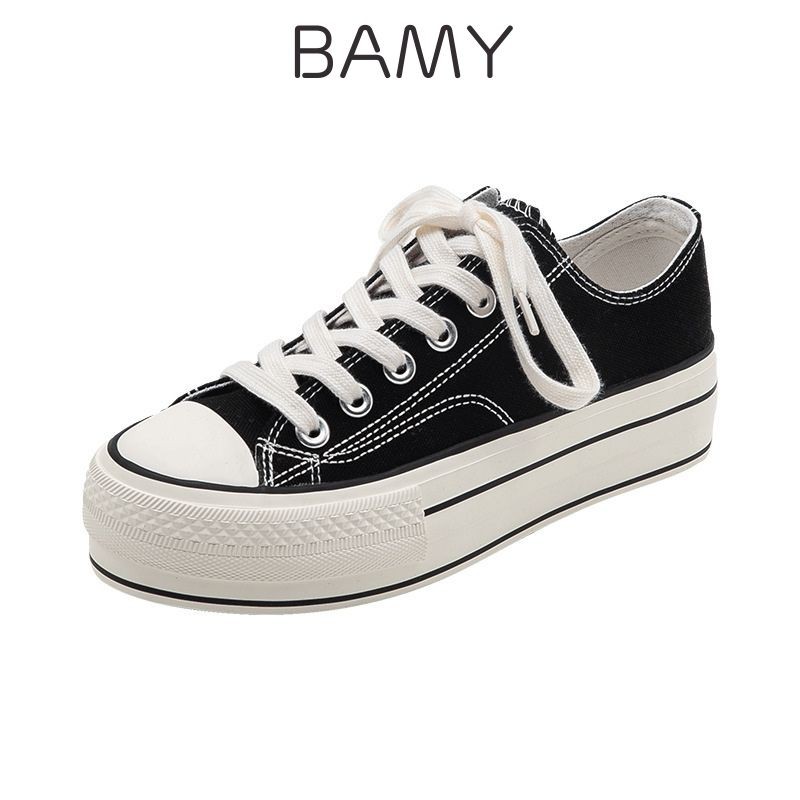 Giày Thể Thao Nữ CV dáng BASIC đế bánh mì 3 phân, Giày sneaker nữ BAMY trẻ trung, năng động