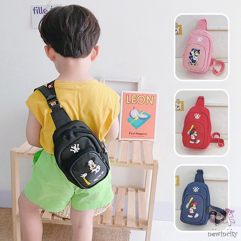 ✿ Korean Boys Girls Bags Children Cute Cartoon Print Handbag Fashion Shoulder Bag