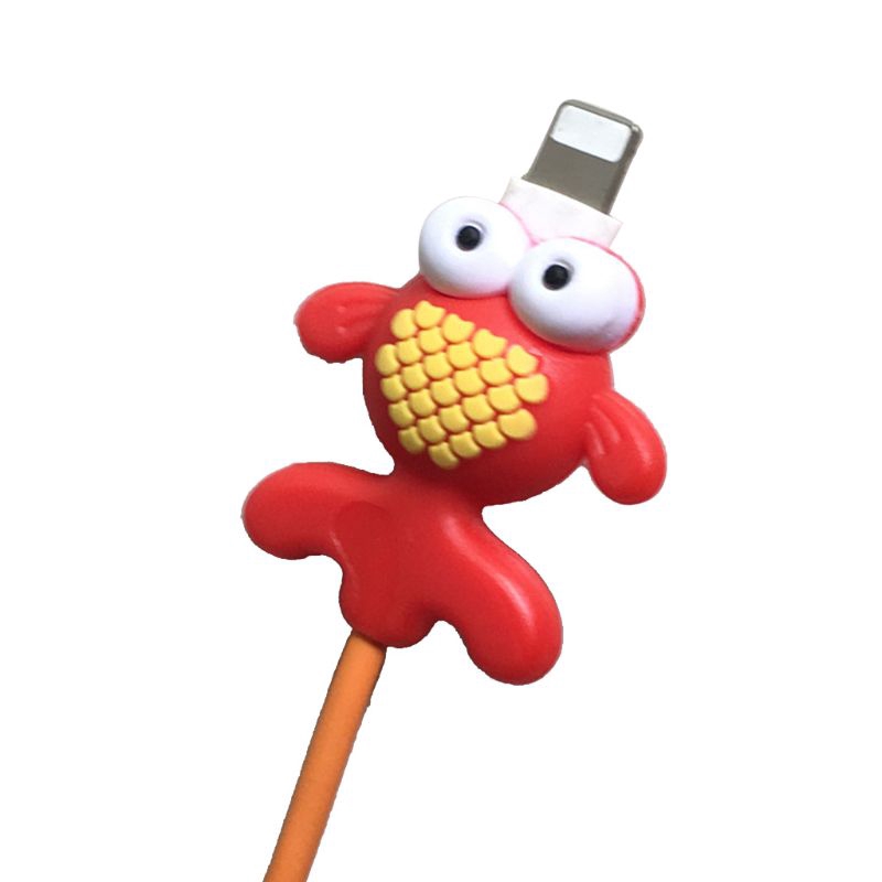 Đầu bảo vệ cáp sạc hình côn trùng đáng yêu