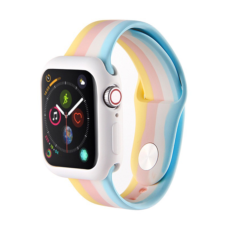 Dây Đeo Apple Watch Silicon 7 Màu dành cho Apple Watch Series 5/4/3/2/1 -Hồng Anh Case