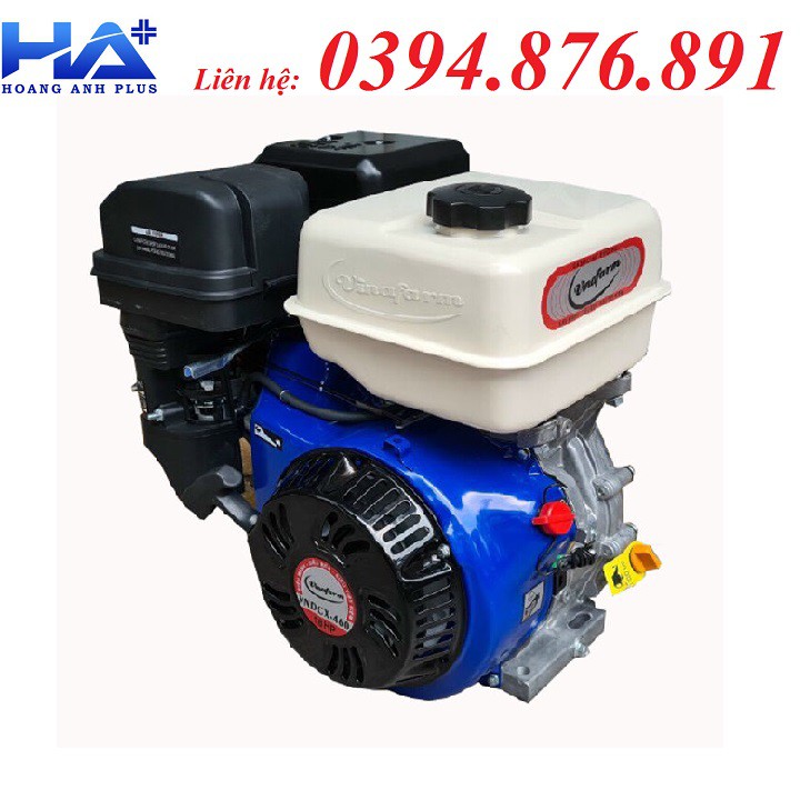 Máy Nổ – Động Cơ Xăng Vinafarm 18HP VNDCX-460RE Tua Chậm Có Đề