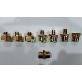 Khớp nối,máy xịt rửa xe các loại đầu nối 100% đồng thau giữa 2 dây xịt rửa - rửa xe áp lực cao