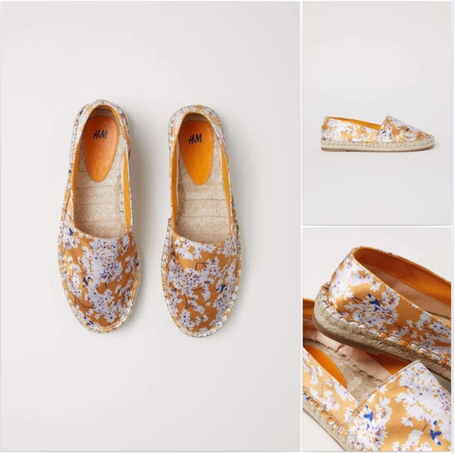 giầy đế cói hm sẵn 36