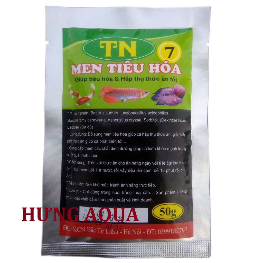 Men tiêu hóa cho cá cảnh tăng cường khả năng tiêu hóa, giúp cá hấp thụ thức ăn tốt AZ 202 / TN7