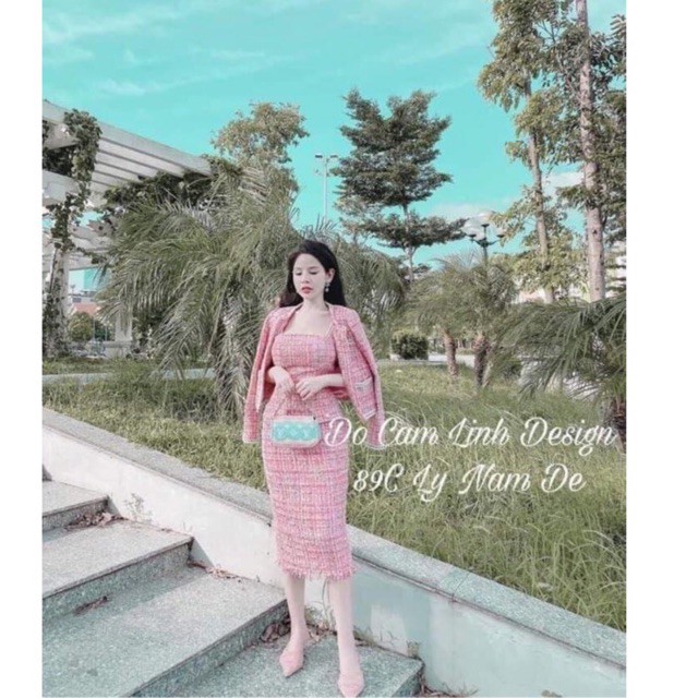 Set dạ 2 món kèm áo khoác vs váy body | BigBuy360 - bigbuy360.vn