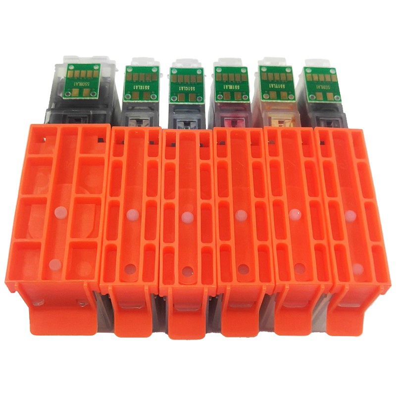 Bộ 6 hộp mực 6 màu cho máy in Canon Pixma Mg5420 / Mg5422