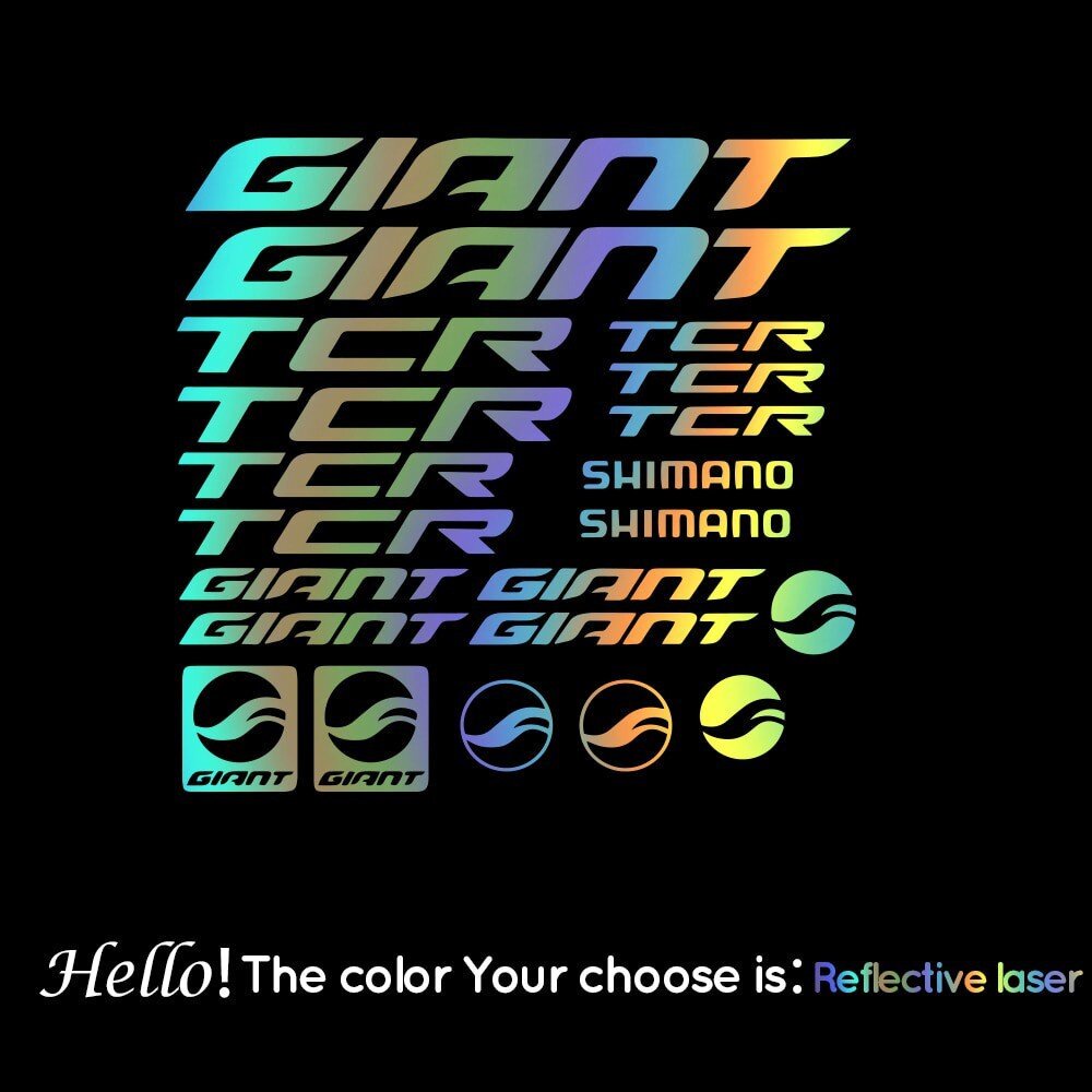 Sticker Vinyl Phản Quang Dán Khung Xe Đạp DIY