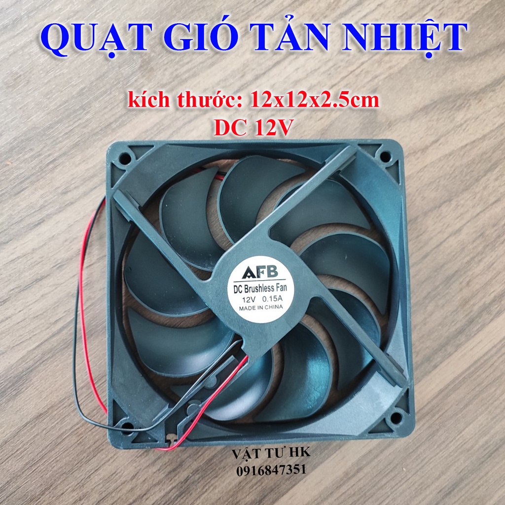 Quạt hút thông gió tủ 2 dây các loại cỡ 9x9 12x12 - quạt tản nhiệt làm mát