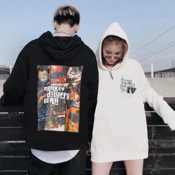 🎁 NEW 💥 Áo hoodie luffy gear 4 unisex đủ size NVH mẫu áo được yêu thích🧡