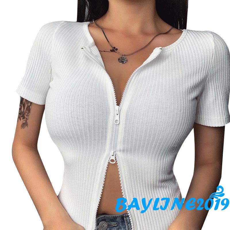 Áo Croptop Tay Dài Thiết Kế Hợp Thời Trang Cho Nữ