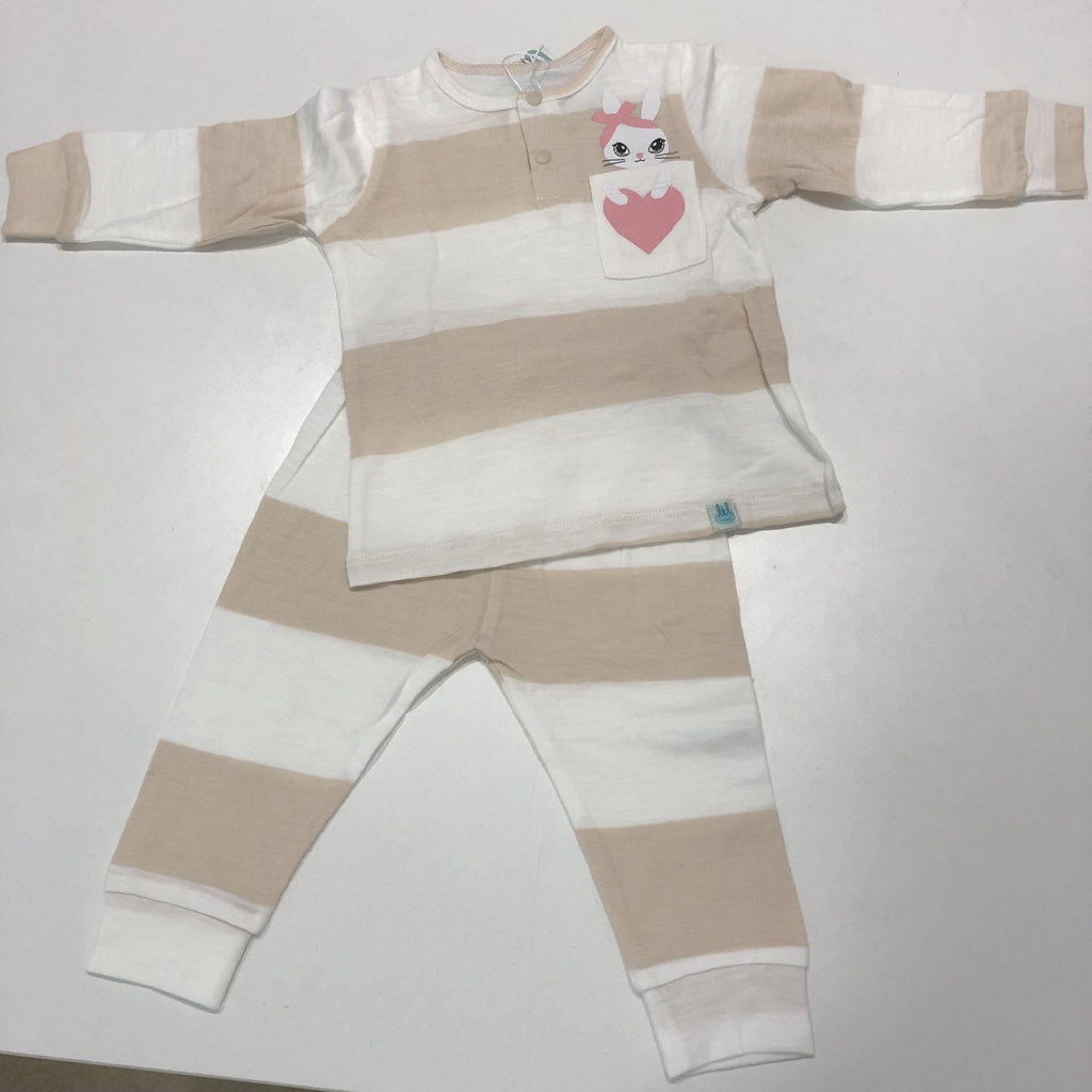 Lillte Love - Bộ dài tay kẻ sọc to cho bé trai bé gái by Lil