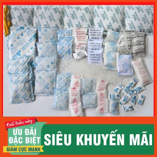 Gói Hút Ẩm đóng túi 2Kg loại 1/2/3/5/10/50/100/200g Silicagel - Hạt chống ẩm mốc, khử mùi. bảo quản thực phẩm