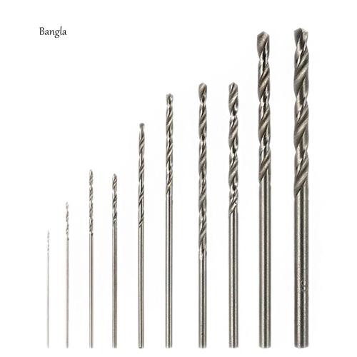 SET 10 mũi khoan mạch in đường kính 0.5 - 3mm, mũi khoan gỗ, mũi khoan PCB