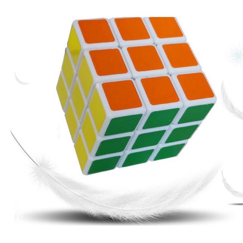 Rubik 3x3 viền đen, đồ chơi phát triển trí tuệ trẻ em